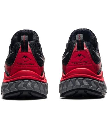 ASICS Men's Trabuco Max Trail Running Shoes 10.5 - Black/Electric Red - Buy Online on SooperMarket.com