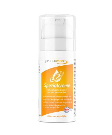 Prontoman special cream 100ml - professional foot care with rice germ oil and 5% urea |Also optimal for diabetics |With dry and heavily stressed skin