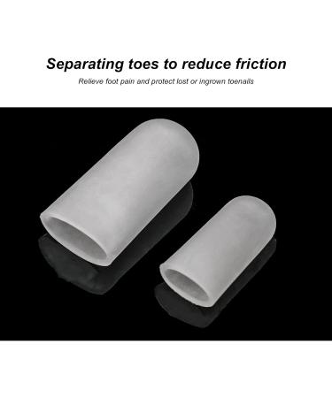 Silicone Toe Protector 10 Pairs - Cuttable & Protective Guards for Pain Relief and Friction Reduction - Buy Online on SooperMarket.com