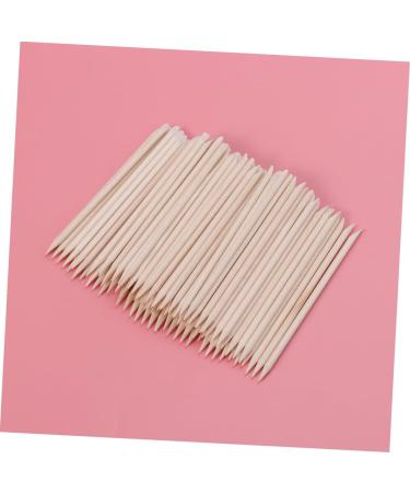 FRCOLOR 100pcs Nail Art Wood Sticks Orangewood Sticks for Nails Cuticles Nails Remover Tool Cuticle Sticks for Nails Nail Cleaning Sticks Wood Cuticle Pusher Wooden Sign Bamboo medium As Shown - Buy Online on SooperMarket.com