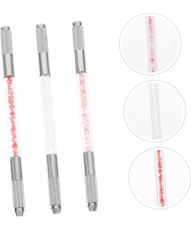 Mikinona 3pcs Fruit Embroidery Pen Pen Makeup Tool Eyebrow Microblading Kit Metal Pen Plastic - Buy Online on SooperMarket.com