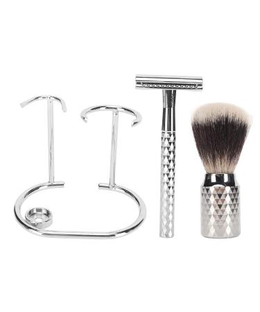 Razor Planing Men's Double Edge Safety Razor Kit | Manual Beard Cutting Tool with Brush & Holder - International Shipping - Buy Online on SooperMarket.com