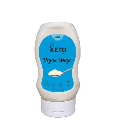 Keto Chef Vegan Mayo Sauce - Sugar & Gluten Free Suitable for Vegans Free from Artificial Flavourings Sauce with Sweetener | Keto Diet Sauce (Pack of 4) Vegan Mayo Pack of 4