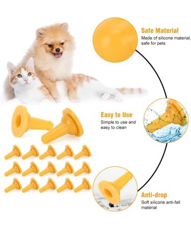 15pcs Cikonielf Pet Bottle Nipples - Replacement for Puppies Kittens & Small Animals - Ideal Milk Feeding Bottles - Buy Online on SooperMarket.com