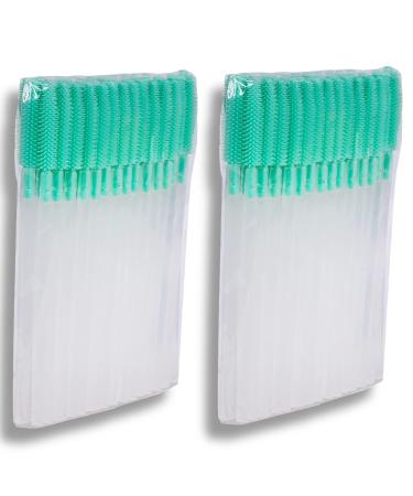 Buy P-Beauty Cosmetic Accessories: Eyelash Extensions & Silicone Brushes - 200 Pieces Green/Transparent - Buy Online on SooperMarket.com