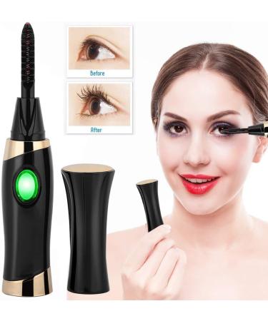 Electric Heated Eyelash Curler USB Portable Long Lasting Eye Lashes Curling Tool - Buy Online on SooperMarket.com