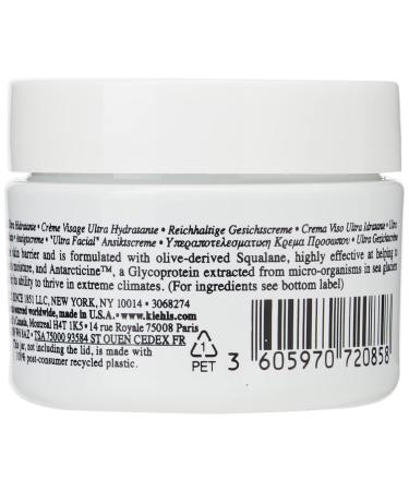 Kiehl's Ultra Facial Cream 1oz - Lightweight Hydration for Smooth Skin - Buy Online on SooperMarket.com