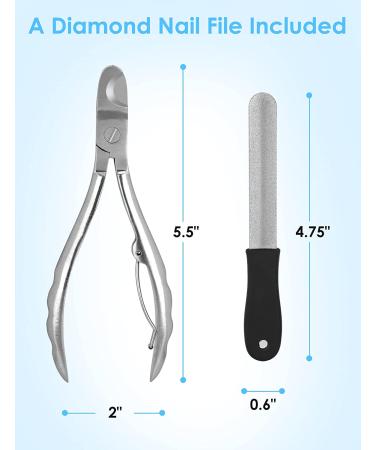 Gobeigo Professional Dog Nail Clippers - Heavy Duty Trimmer with Sharp Steel Blade for Large Dogs and Cats - Ergonomic Non-Slip Handles Included - Buy Online on SooperMarket.com