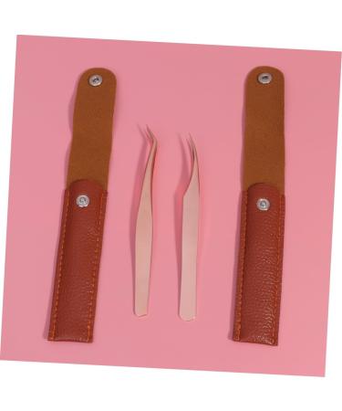 NOLITOY 4pcs Eyelash Extension Tweezers Set - Stainless Steel Lash & Fake Eyelashes Tweezers - Angled & Volume Makeup Tools - Beauty Care Essentials for Flawless Extensions - Buy Online on SooperMarket.com
