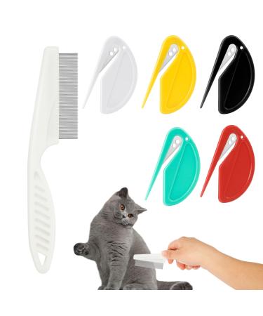 PET Knotting Comb de -filtered knife cat de -filzer with steel blade de -filtering tools for dogs care knife for long -haired pets perfect for removing matters