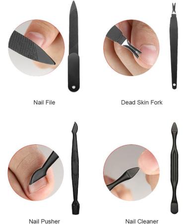 Professsional Stainless Steel Nail Clippers Fingernail Toenail Cutter Toenail Pedicure Corrector Tool Clippers Kit Manicure Tools for Nail Art Salon Home Use - Buy Online on SooperMarket.com