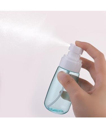 WLLHYF 2 Pack Travel Spray Bottle TSA Approved Small Spray Bottle Travel Size 2oz/60ml Leak Proof Refillable Fine Mist Spray Bottle for Perfume Essential Oils Toners Hair Face Cosmetics (blue/pink) - Buy Online on SooperMarket.com