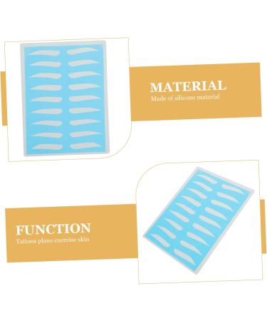 Angoily 8 Pairs Tool Eyebrow Shaping Stencils Eyebrow Practice Skin Card Eyebrow Trimming - Buy Online on SooperMarket.com