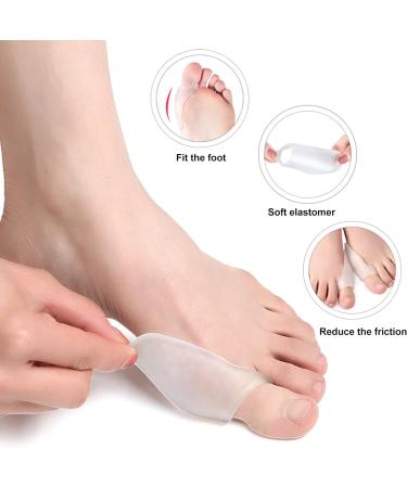Foot Thumb Valgus Corrector - Soft High Elasticity Toe Separators for Pain Relief and Improved Feet Care - Buy Online on SooperMarket.com