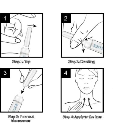 INCELLICE Hyaluronic Acid Serum Ampoules 7 * 1ml Serum Ampoules for Microneedling Anti-aging Face Serum for Dry and Damaged Skin s 7 Days Treatment - Buy Online on SooperMarket.com