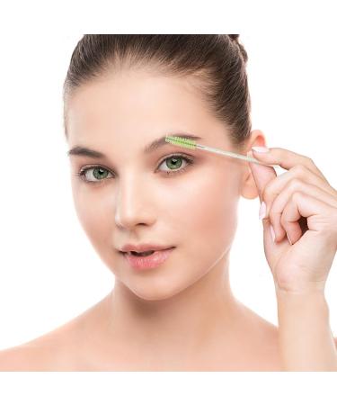 XPP Disposable Eyelash Brushes 100PCS - Crystal Green Mascara Wands for Brow Spoolie and Castor Oil Application - Buy Online on SooperMarket.com