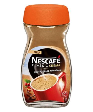 Nescaf Classic Crema soluble bean coffee (with fine coffee beans creamy instant coffee) 3-person pack (3 x 200g) coffee 200 g (3 Pack)