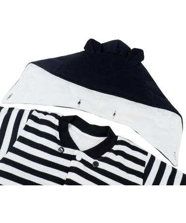 Baby Rompers with Footies Hat Set - Boys Girls Cotton Jumpsuit - Infant Winter Outfits (9-12 Months) - Buy Online on SooperMarket.com