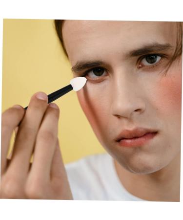 PLAFOPE 3pcs Makeup Brush Makeup Applicator Sponges Makeup Black Plastic Handle - Buy Online on SooperMarket.com