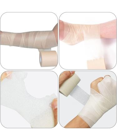 8rolls Insulation Absorption Underwrap Grip M Elastic Slip Anti Supplies Film Fingers Sponge Athletic Trainers Hockey for Overgrips Racket Tape and Tape- Wrist Foam Wrap Proof 6.5X6.5X6CMx4pcs Skin Colourx4pcs - Buy Online on SooperMarket.com