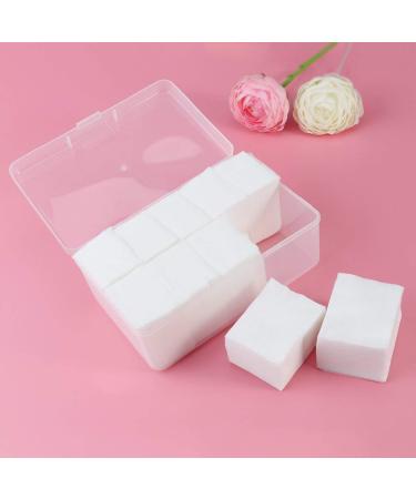 Mirea Remove Facial Makeup Cotton Pads - Super Thin 100% Pure Cotton Puff for Easy Makeup Removal - 1000 Pieces with Storage Box - Buy Online on SooperMarket.com