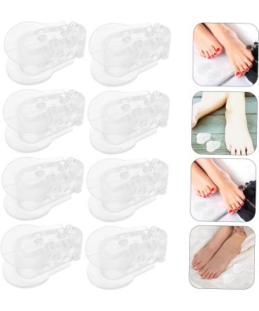 Silicone Gel Thumb Splint Set - 4 Pairs for Bunionette Spreaders and Big Toe Alignment - Pedicure Tools for Bunion Relief and Yoga Practice - Buy Online on SooperMarket.com