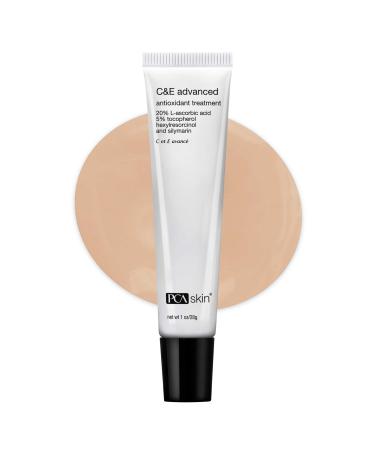 PCA SKIN Vitamin C & E Advanced Antioxidant Brightening Treatment - Anti Aging Hydrating Face Serum for Dark Spots  Fine Lines & Wrinkles (1 oz)