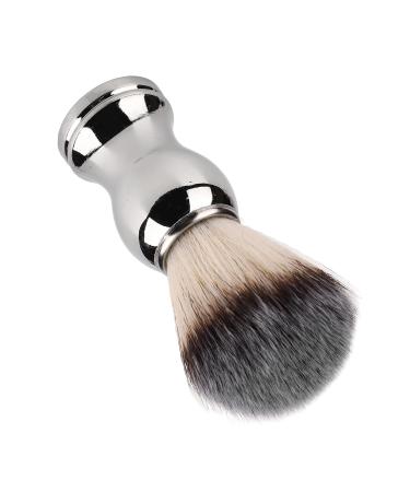 Premium Men's Shaving Brush - Soft Bristles Handcrafted Silver Handle Ideal for Salon & Home Use - Buy Online on SooperMarket.com