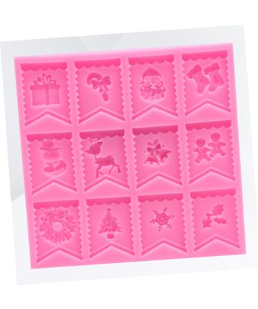 Cabilock 3pcs Silicone Molds DIY Baking Molds Xmas Fondant Christmas Mold Silicone Bunting Fondant Mold Fudge - Buy Online on SooperMarket.com