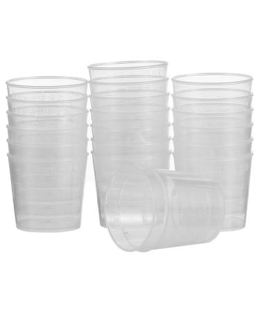 Balacoo 20pcs Pet Feeding Cup Paint Measuring Cups Small Gecko Food and Water Cups Reptile Feeder Cup Animal