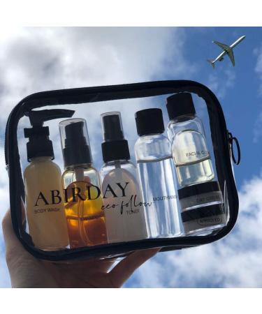 Travel Bottles Set - Leak-Proof TSA Approved Toiletry Accessories with Bag - 12-in-1 for Women/Men - Buy Online on SooperMarket.com