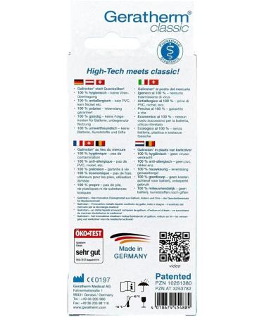 GERATHERM Classic m.easy Flip HFS Fierbetherm - Accurate Thermometer for International Shipping | 1 Piece - Buy Online on SooperMarket.com
