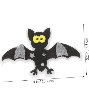 ABOOFAN 4 Pairs Halloween Hair Clips Spider Hairpin Bat Hair Clip Gothic Hair Accessories Goth Hair Clips Clips for Hair Ghost Spider Skull Hair Barrette Issue Card Felt Iron - Buy Online on SooperMarket.com