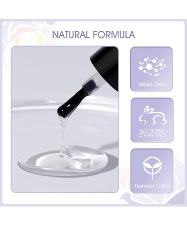 Buy Rosalind Shellac Base & Top Coat UV Gel Nail Polish - Durable Matte & Glossy Finish Set for Perfect Nails - Buy Online on SooperMarket.com