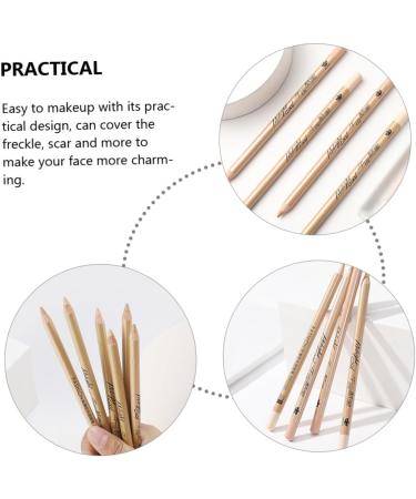 Healeved 12 Pcs Concealer for Marks Concealer for Freckle Eye Brightener Concealer Wooden - Buy Online on SooperMarket.com