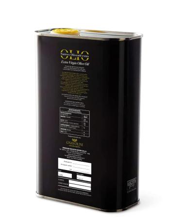 Premium Gnavolini Raccolta Sapore Extra Virgin Olive Oil - 1L Cold-Pressed Canister from Italy | Authentic Native Olive Oil - Buy Online on SooperMarket.com