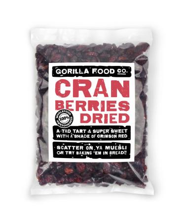 Gorilla Food Co. Cranberries Dried - 200g