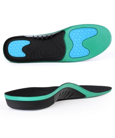 3ANGNI Orthopedic Insoles for Heel Spurs Plantar Fasciitis and Flat Feet Men and Women Suitable for Work Shoes and Everyday Use