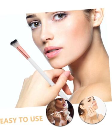 PLAFOPE Fish Tail Brush Blush Brush Highlighter Powder Makeup Brush Loose Powder Brush Contour Brush White 18.50X1.00X1.00CM White - Buy Online on SooperMarket.com