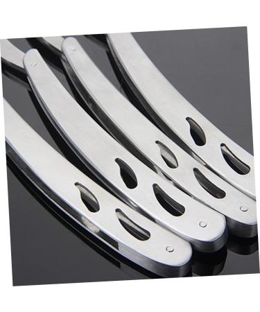 Buy NOLITOY Vintage Razor Holder - Stainless Steel Folding Razor Holder for Travel & Safety | International Shipping Available - Buy Online on SooperMarket.com