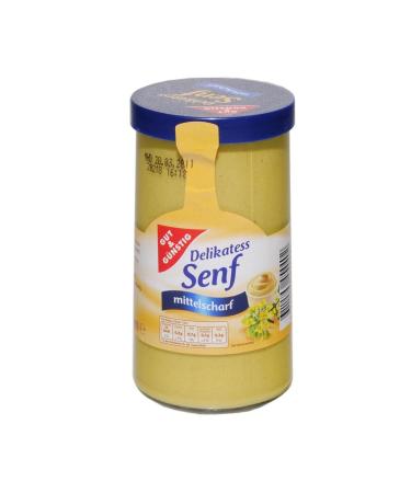 German Gut & G nstig Delicatessen Mustard medium hot - 1 x 250 ml