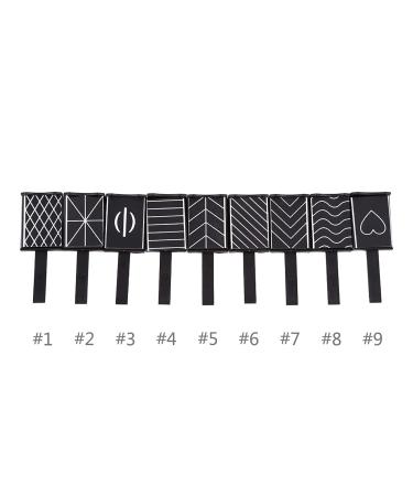 9 Piece 3D Cat Eye Nail Art Set | Magnetic LED Polish & UV Gel Tools for Stunning Manicures - Buy Online on SooperMarket.com