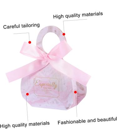 HOMSFOU 50 Sets Candy Box Wedding Party Favor Boxes Chritmas Candy Wedding Boxes Hawaiian Paper Favor Boxes Birthday Candy Bags Chrismas Candy Paper and Ribbon Chocolate Box Baby Gift Box 1 count (Pack of 1) Pink - Buy Online on SooperMarket.com