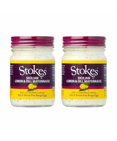 Stokes Sicilian Lemon & Dill Mayonnaise 205g - Pack of 2