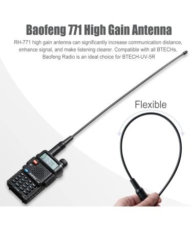 BaoFeng UV-5R 8W 2Pack Handheld Ham Radios with High Gain Antenna and Programming Cable - VHF & UHF - Buy Online on SooperMarket.com