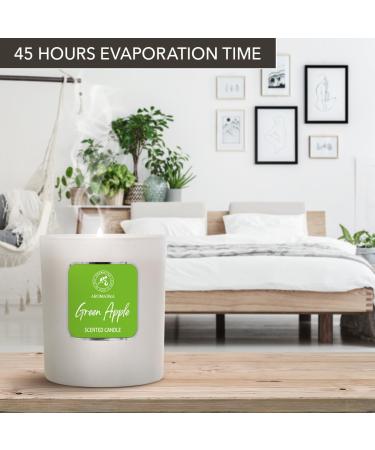 Armatics Green Apple Fragrance Candle - Natural Soy Aromatherapy Candle for Home | Perfect Gift for Mother's Day & Birthdays - Buy Online on SooperMarket.com