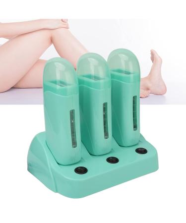 3-Piece Roll-On Duck Wax Warmer for Men & Women | Electric Hair Removal with Independent Switches (EU Plug 220V) - Safe for Armpit & Legs - Buy Online on SooperMarket.com