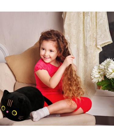 Black Cat Plush Doll 35CM Black Cat Plush Toy Black Cat Gifts For Girls Stuffed Black Cat Animal Plush Toys Black Cat Plush Pillow Super Soft Stuffed Toy Black Cat Gift - Buy Online on SooperMarket.com
