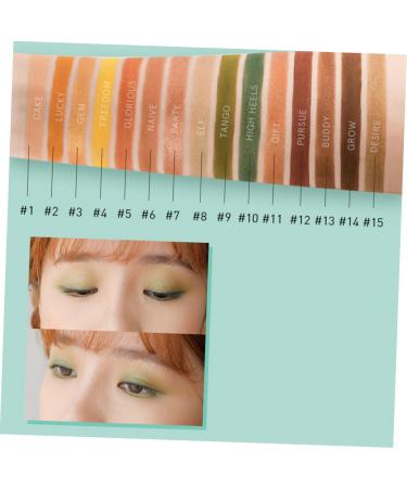 Healeved 2 Pcs Palette Compact Glitter Eye Eye Shadow Green 1 count (Pack of 1) Greenx2pcs - Buy Online on SooperMarket.com