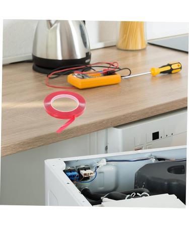 STOBOK 6 Rolls Transparent double-sided tape nail stand double stick tape press on nail tape manicure tape carpet adhesive nail displaying tape Paper tape crystal No substrate acrylic - Buy Online on SooperMarket.com